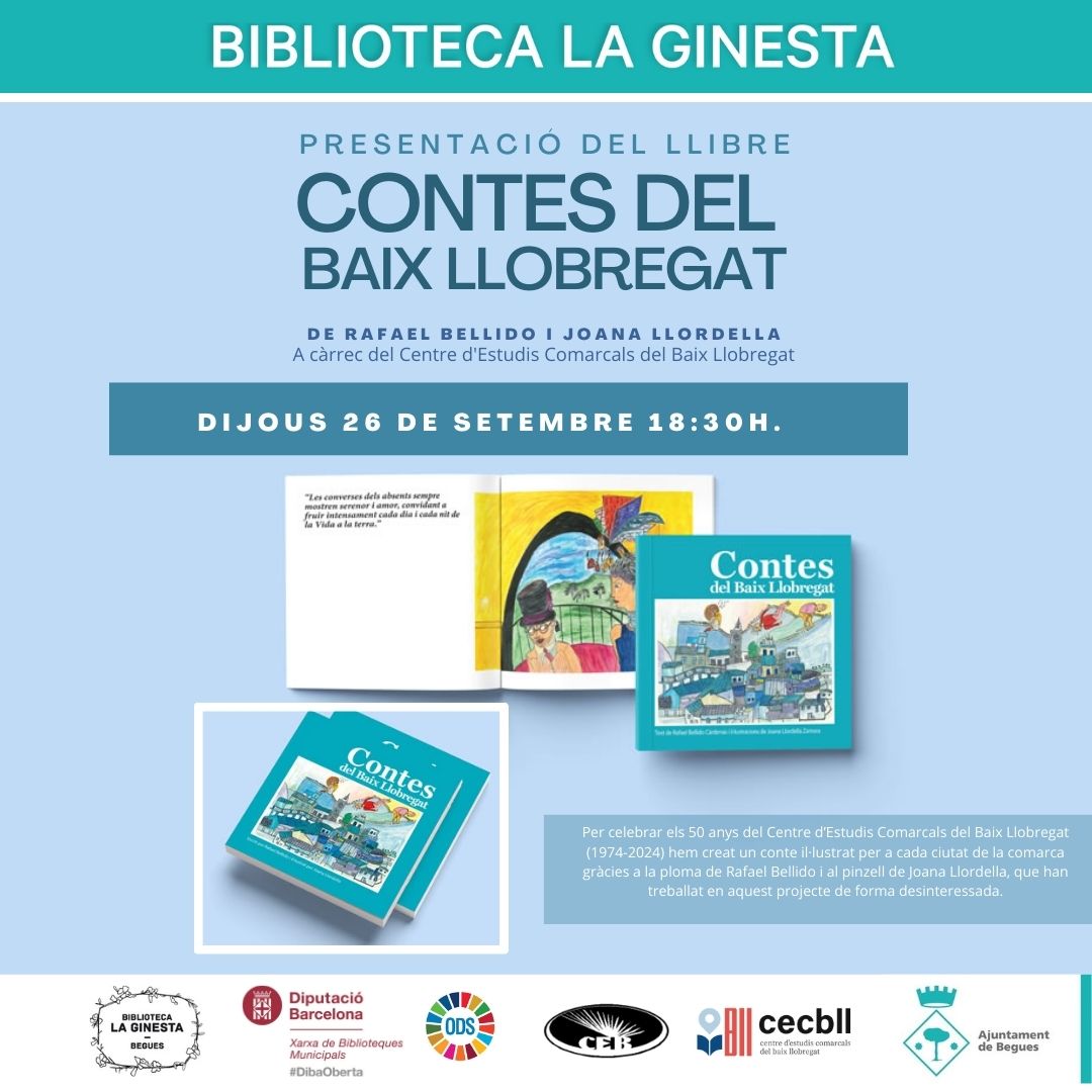 Presentació del llibre "Contes del Baix Llobregat" a Begues