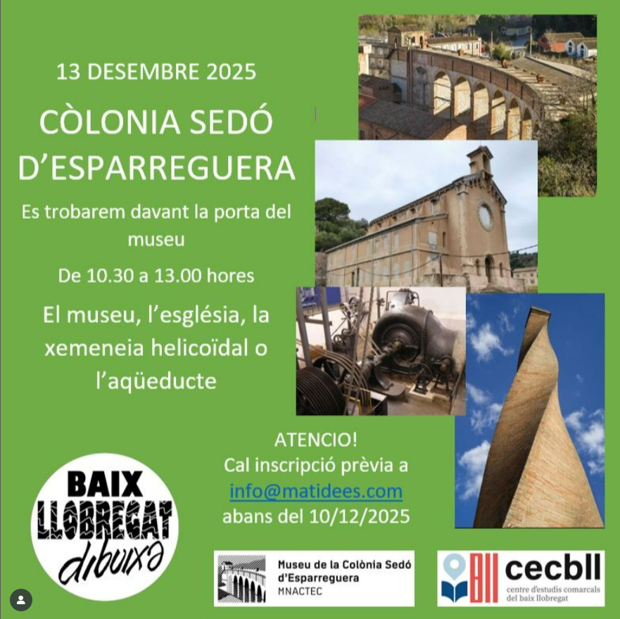 Trobada de dibuix URBAN SKETCHING A LA COLÒNIA SEDÓ D’ESPARREGUERA