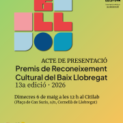 Acte de presentació dels 13ns Premis de Reconeixement Cultural del Baix Llobregat