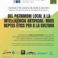 Del patrimoni local a la intel·ligència artificial: nous reptes ètics per a la cultura