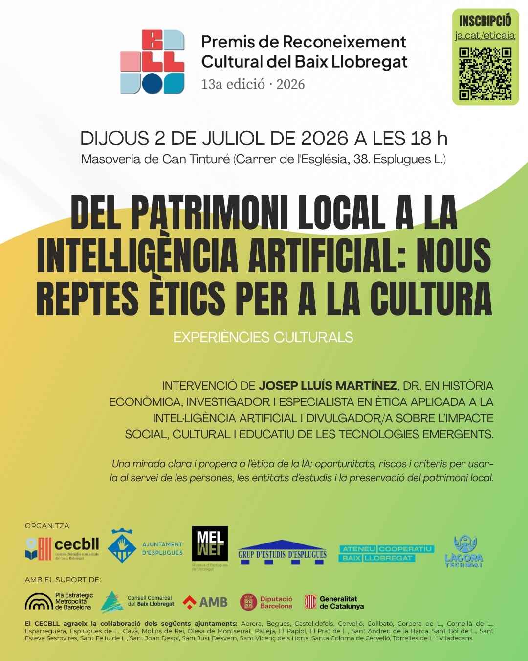 Del patrimoni local a la intel·ligència artificial: nous reptes ètics per a la cultura