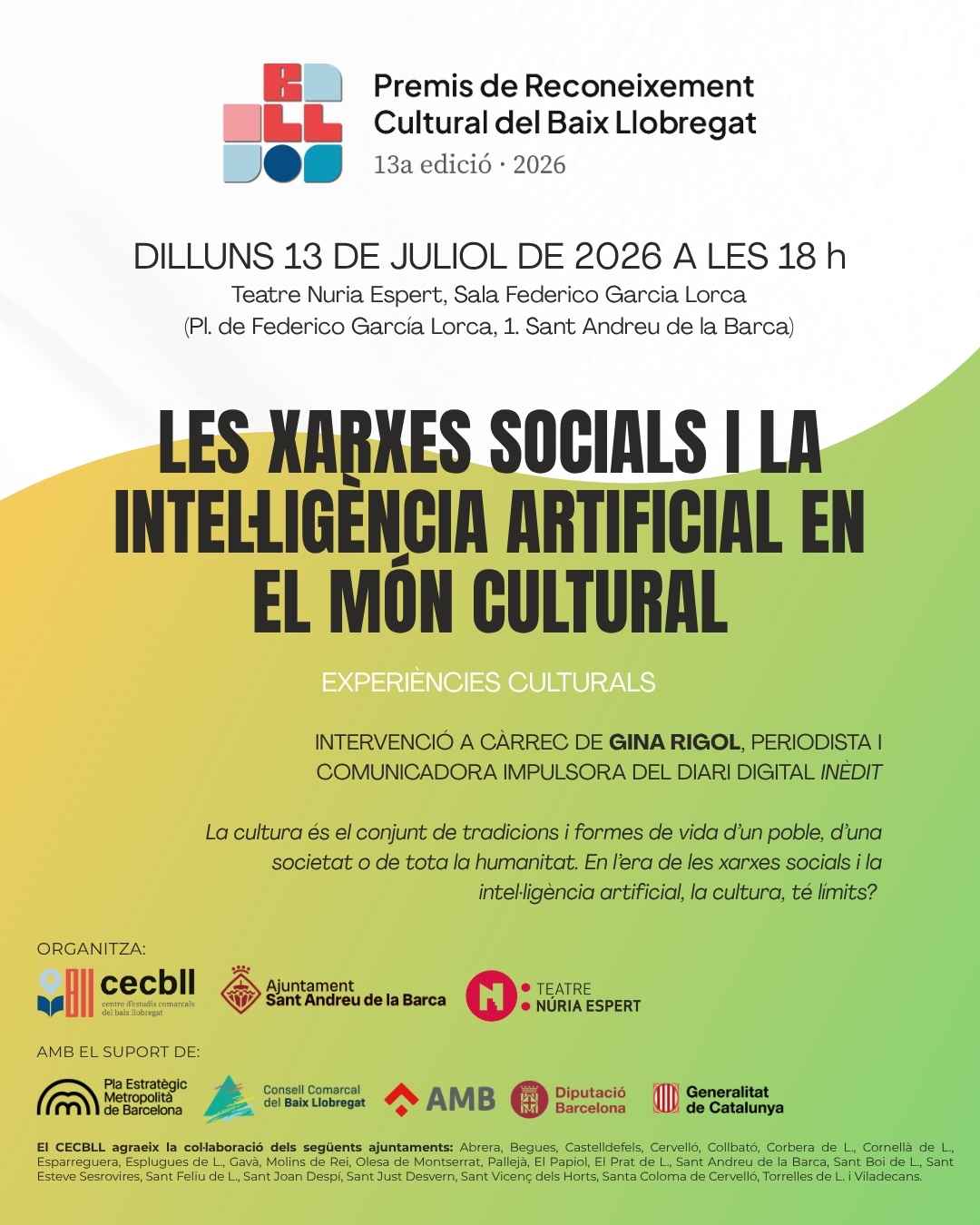 Les xarxes socials i la intel·ligència artificial en el món cultural