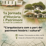 1a Jornada d’Història i Patrimoni - El Prat de Llobregat